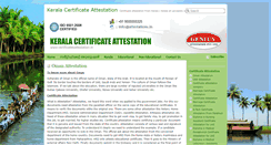 Desktop Screenshot of certificatesattestation.in